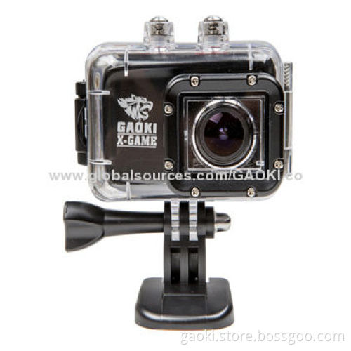 Economic Gopro Action Gaoki Portable Mini HD Sports Camera with 180 Degrees Upside Down